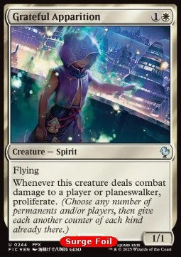 Grateful Apparition - Commander: Magic: The Gathering - FINAL FANTASY: Collector's Edition (Uncommon) [CFIC-244]