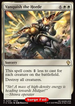 Vanquish the Horde - Commander: Magic: The Gathering - FINAL FANTASY: Collector's Edition (Rare) [CFIC-260]