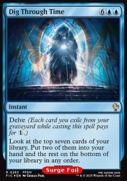 Dig Through Time - Commander: Magic: The Gathering - FINAL FANTASY: Collector's Edition (Rare) [CFIC-263]