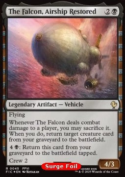 The Falcon, Airship Restored - Commander: Magic: The Gathering - FINAL FANTASY: Collector's Edition (Rare) [CFIC-45]
