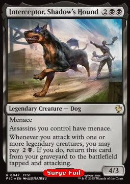 Interceptor, Shadow's Hound - Commander: Magic: The Gathering - FINAL FANTASY: Collector's Edition (Rare) [CFIC-47]
