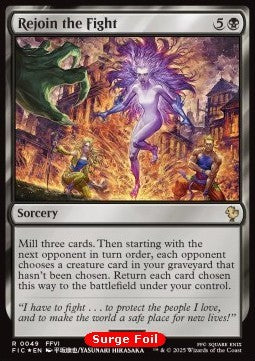 Rejoin the Fight - Commander: Magic: The Gathering - FINAL FANTASY: Collector's Edition (Rare) [CFIC-49]