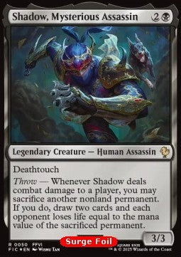 Shadow, Mysterious Assassin - Commander: Magic: The Gathering - FINAL FANTASY: Collector's Edition (Rare) [CFIC-50]