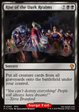 Rise of the Dark Realms - Commander: Magic: The Gathering - FINAL FANTASY: Collector's Edition (Mythic) [CFIC-283]