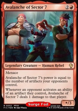 Avalanche of Sector 7 - Commander: Magic: The Gathering - FINAL FANTASY: Collector's Edition (Rare) [CFIC-53]