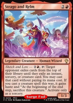 Strago and Relm - Commander: Magic: The Gathering - FINAL FANTASY: Collector's Edition (Rare) [CFIC-59]