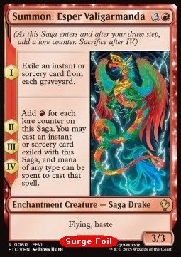 Summon: Esper Valigarmanda - Commander: Magic: The Gathering - FINAL FANTASY: Collector's Edition (Rare) [CFIC-60]