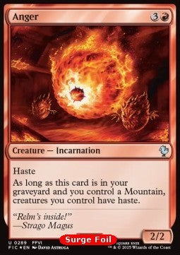 Anger - Commander: Magic: The Gathering - FINAL FANTASY: Collector's Edition (Uncommon) [CFIC-289]
