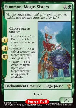 Summon: Magus Sisters - Commander: Magic: The Gathering - FINAL FANTASY: Collector's Edition (Rare) [CFIC-71]