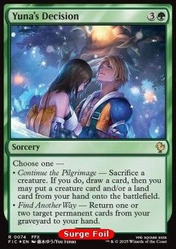 Yuna's Decision - Commander: Magic: The Gathering - FINAL FANTASY: Collector's Edition (Rare) [CFIC-74]