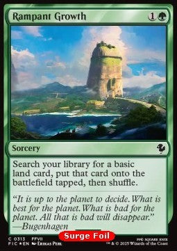 Rampant Growth - Commander: Magic: The Gathering - FINAL FANTASY: Collector's Edition (Common) [CFIC-313]