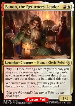 Banon, the Returners' Leader - Commander: Magic: The Gathering - FINAL FANTASY: Collector's Edition (Rare) [CFIC-78]