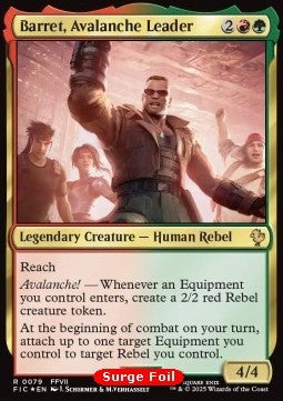 Barret, Avalanche Leader - Commander: Magic: The Gathering - FINAL FANTASY: Collector's Edition (Rare) [CFIC-79]