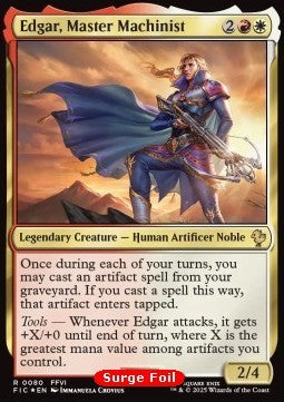 Edgar, Master Machinist - Commander: Magic: The Gathering - FINAL FANTASY: Collector's Edition (Rare) [CFIC-80]