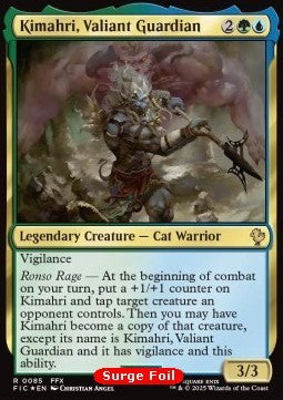 Kimahri, Valiant Guardian - Commander: Magic: The Gathering - FINAL FANTASY: Collector's Edition (Rare) [CFIC-85]