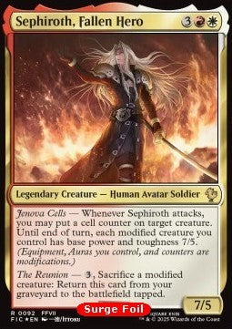 Sephiroth, Fallen Hero - Commander: Magic: The Gathering - FINAL FANTASY: Collector's Edition (Rare) [CFIC-92]