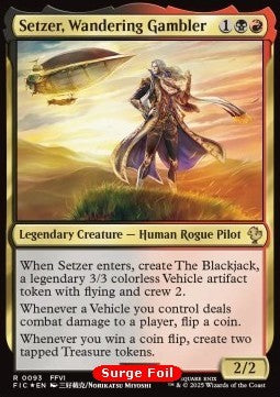 Setzer, Wandering Gambler - Commander: Magic: The Gathering - FINAL FANTASY: Collector's Edition (Rare) [CFIC-93]