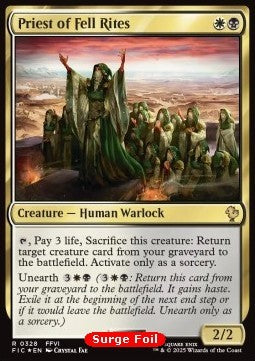 Priest of Fell Rites - Commander: Magic: The Gathering - FINAL FANTASY: Collector's Edition (Rare) [CFIC-328]