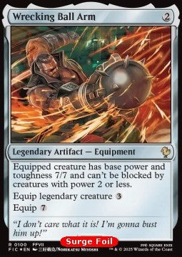 Wrecking Ball Arm - Commander: Magic: The Gathering - FINAL FANTASY: Collector's Edition (Rare) [CFIC-100]