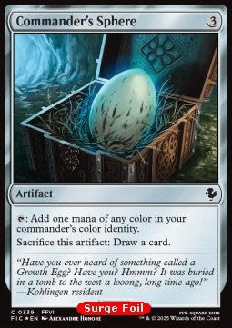 Commander's Sphere - Commander: Magic: The Gathering - FINAL FANTASY: Collector's Edition (Common) [CFIC-339]