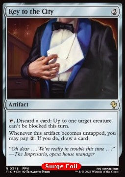 Key to the City - Commander: Magic: The Gathering - FINAL FANTASY: Collector's Edition (Rare) [CFIC-348]