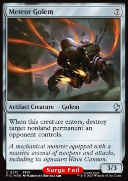 Meteor Golem - Commander: Magic: The Gathering - FINAL FANTASY: Collector's Edition (Uncommon) [CFIC-351]