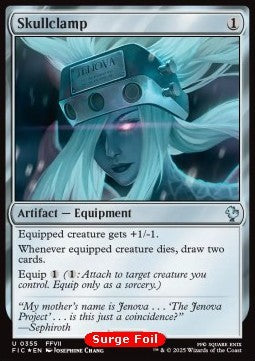 Skullclamp - Commander: Magic: The Gathering - FINAL FANTASY: Collector's Edition (Uncommon) [CFIC-355]