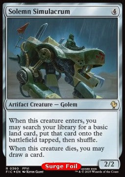 Solemn Simulacrum - Commander: Magic: The Gathering - FINAL FANTASY: Collector's Edition (Rare) [CFIC-360]