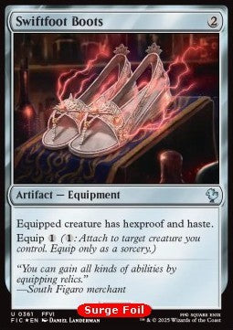 Swiftfoot Boots - Commander: Magic: The Gathering - FINAL FANTASY: Collector's Edition (Uncommon) [CFIC-361]