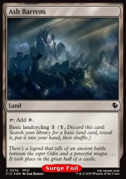 Ash Barrens - Commander: Magic: The Gathering - FINAL FANTASY: Collector's Edition (Common) [CFIC-374]
