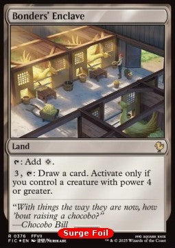 Bonders' Enclave - Commander: Magic: The Gathering - FINAL FANTASY: Collector's Edition (Rare) [CFIC-376]