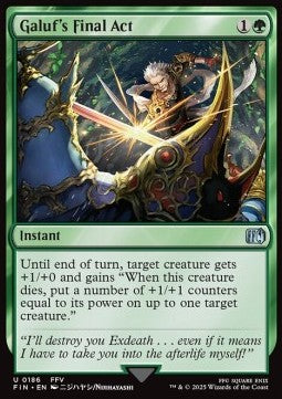 Galuf's Final Act - Magic: The Gathering - FINAL FANTASY (Uncommon) [FIN-186]