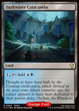 Darkwater Catacombs - Commander: Magic: The Gathering - FINAL FANTASY: Collector's Edition (Rare) [CFIC-384]