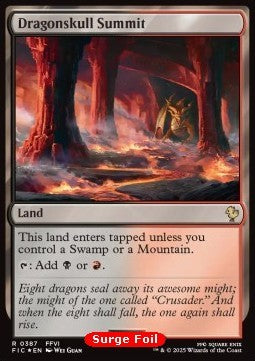 Dragonskull Summit - Commander: Magic: The Gathering - FINAL FANTASY: Collector's Edition (Rare) [CFIC-387]