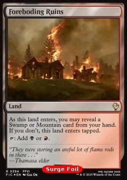 Foreboding Ruins - Commander: Magic: The Gathering - FINAL FANTASY: Collector's Edition (Rare) [CFIC-394]