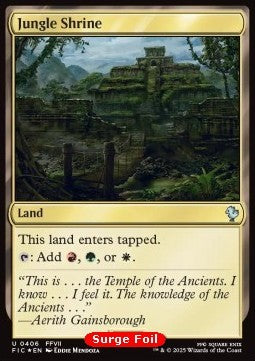 Jungle Shrine - Commander: Magic: The Gathering - FINAL FANTASY: Collector's Edition (Uncommon) [CFIC-406]