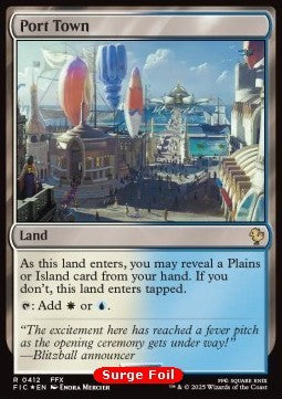 Port Town - Commander: Magic: The Gathering - FINAL FANTASY: Collector's Edition (Rare) [CFIC-412]