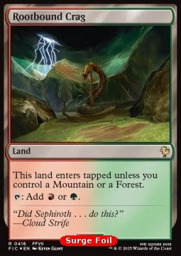 Rootbound Crag - Commander: Magic: The Gathering - FINAL FANTASY: Collector's Edition (Rare) [CFIC-416]