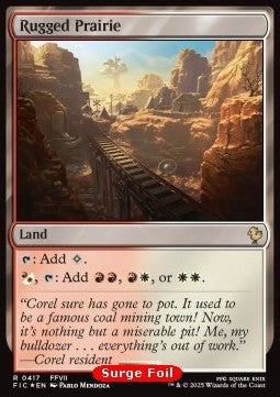 Rugged Prairie - Commander: Magic: The Gathering - FINAL FANTASY: Collector's Edition (Rare) [CFIC-417]