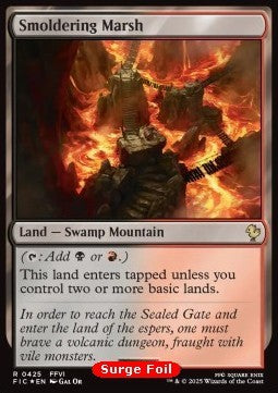 Smoldering Marsh - Commander: Magic: The Gathering - FINAL FANTASY: Collector's Edition (Rare) [CFIC-425]