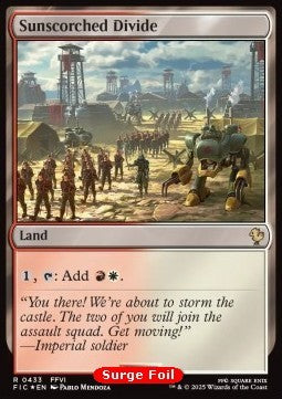 Sunscorched Divide - Commander: Magic: The Gathering - FINAL FANTASY: Collector's Edition (Rare) [CFIC-433]