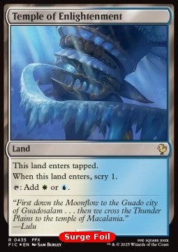 Temple of Enlightenment - Commander: Magic: The Gathering - FINAL FANTASY: Collector's Edition (Rare) [CFIC-435]