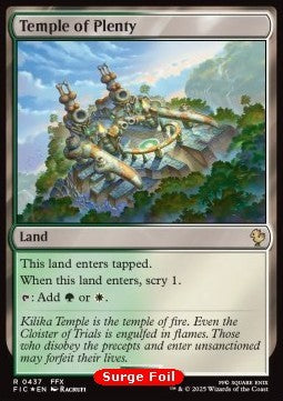 Temple of Plenty - Commander: Magic: The Gathering - FINAL FANTASY: Collector's Edition (Rare) [CFIC-437]