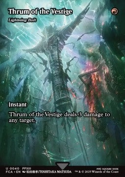 Lightning Bolt - Magic: The Gathering - FINAL FANTASY Through the Ages (Uncommon) [FCA-40]