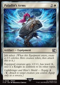 Paladin's Arms - Magic: The Gathering - FINAL FANTASY (Common) [FIN-28]
