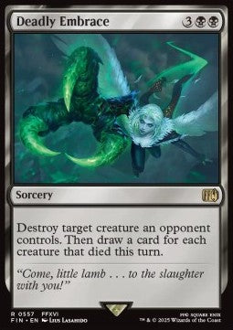 Deadly Embrace - Magic: The Gathering - FINAL FANTASY: Extras (Rare) [XFIN-557]