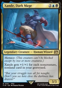 Xande, Dark Mage (V.2) - Magic: The Gathering - FINAL FANTASY: Extras (Rare) [XFIN-561]