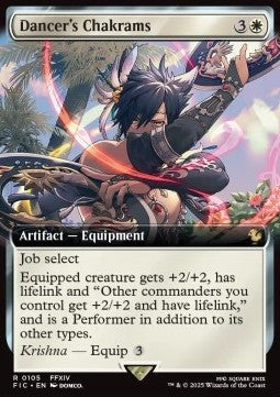 Dancer's Chakrams - Commander: Magic: The Gathering - FINAL FANTASY: Extras (Rare) [XFIC-105]