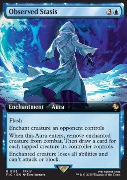 Observed Stasis - Commander: Magic: The Gathering - FINAL FANTASY: Extras (Rare) [XFIC-113]