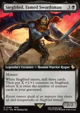 Siegfried, Famed Swordsman - Commander: Magic: The Gathering - FINAL FANTASY: Extras (Rare) [XFIC-149]